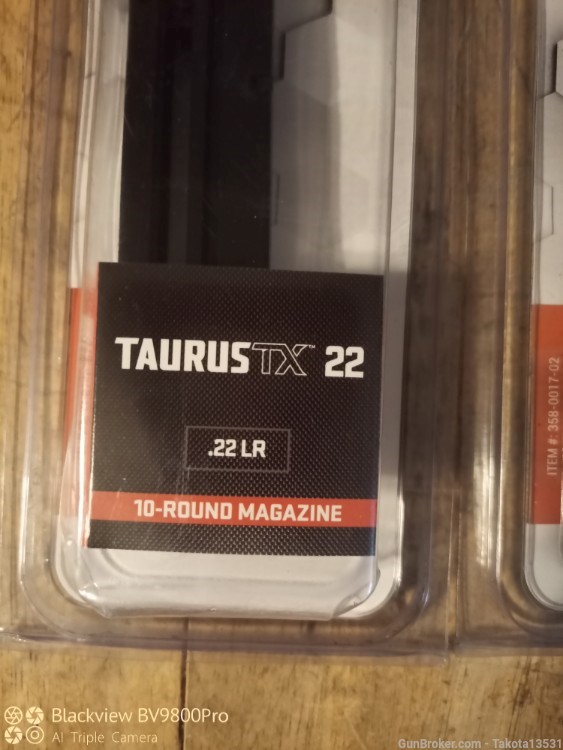 Lot of 3 Factory Taurus TX 22 .22LR 10rd Magazines *2 in original packaging-img-2