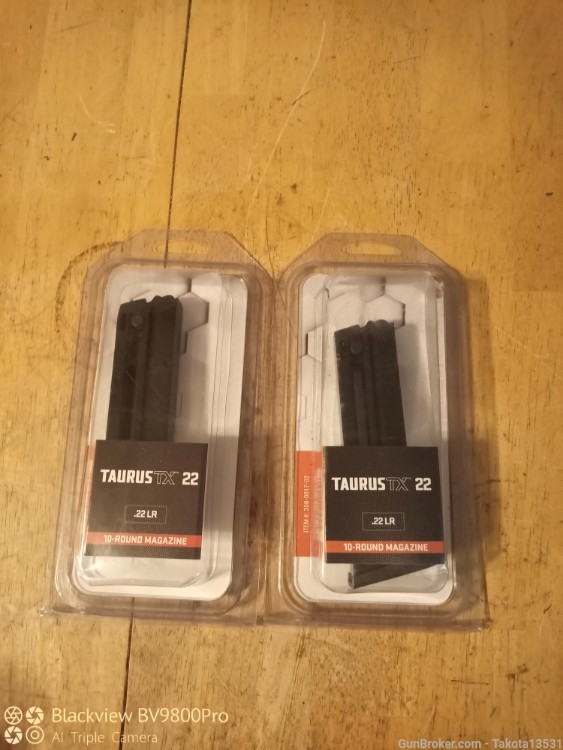 Lot of 3 Factory Taurus TX 22 .22LR 10rd Magazines *2 in original packaging-img-1