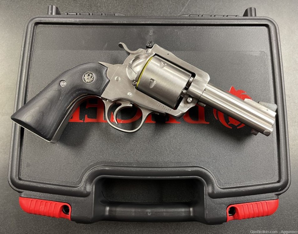 New in Box Ruger Super Blackhawk Bisley Stainless .44MAG 3.75" 00818-img-0