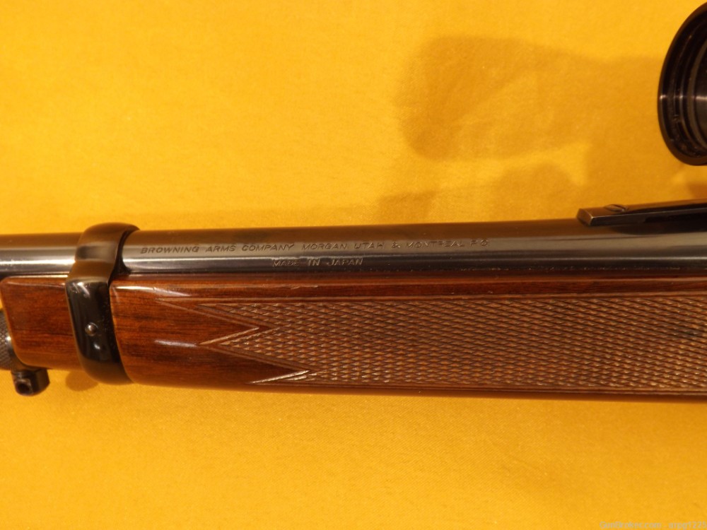 BROWNING 81 BLR .243WIN LEVER ACTION RIFLE W/LEUPOLD SCOPE-img-12