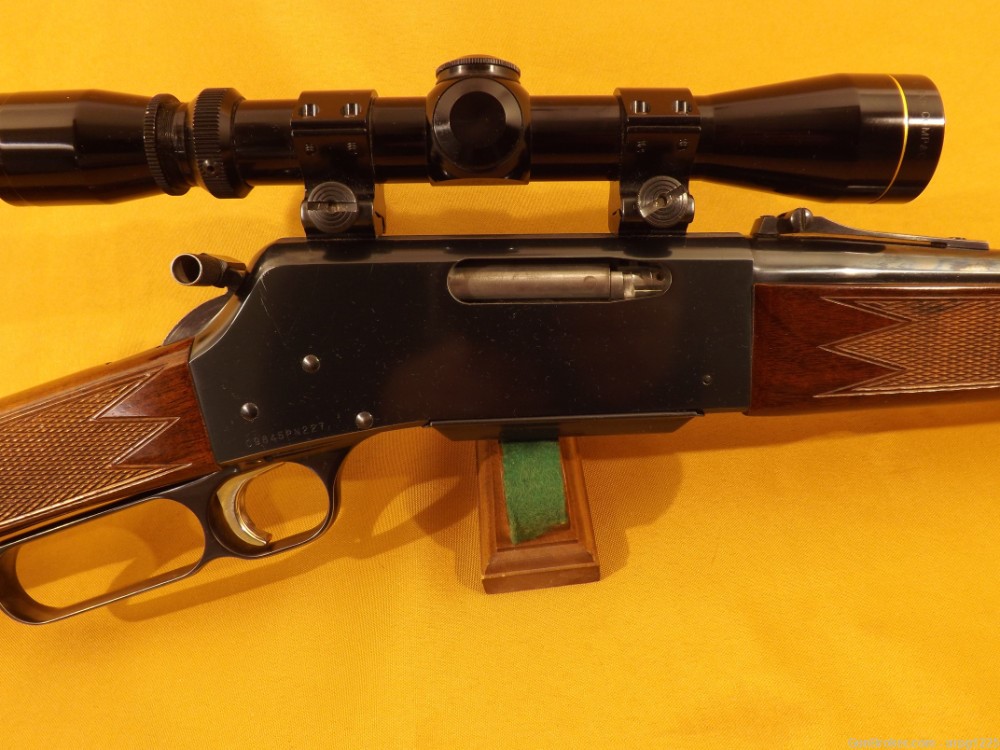 BROWNING 81 BLR .243WIN LEVER ACTION RIFLE W/LEUPOLD SCOPE-img-3