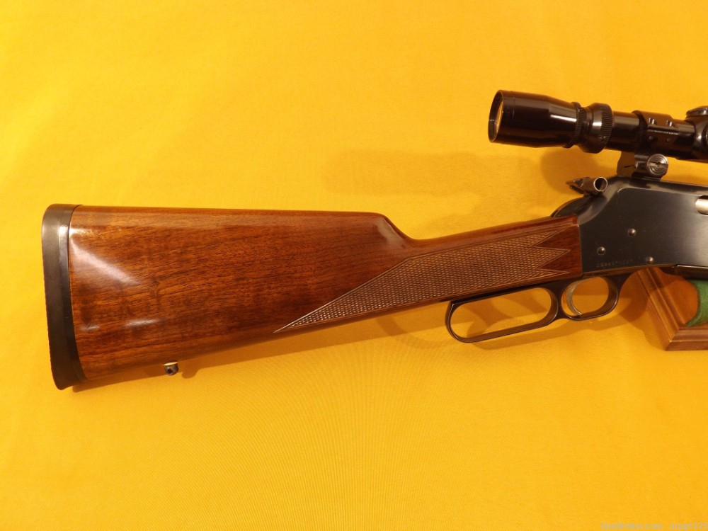 BROWNING 81 BLR .243WIN LEVER ACTION RIFLE W/LEUPOLD SCOPE-img-2
