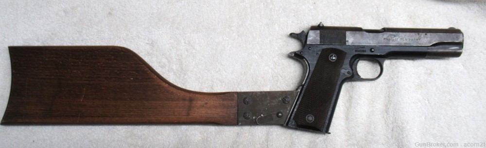 Colt 1911 Slide, Receiver / Stock R M T Machine, 45 ACP, Very Good -img-1
