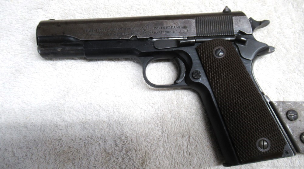 Colt 1911 Slide, Receiver / Stock R M T Machine, 45 ACP, Very Good -img-2