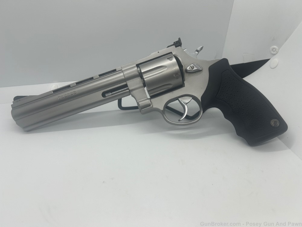 Like New Taurus M44 .44 Magnum Revolver 6.5” Ported Matte Stainless 6-Shot-img-0