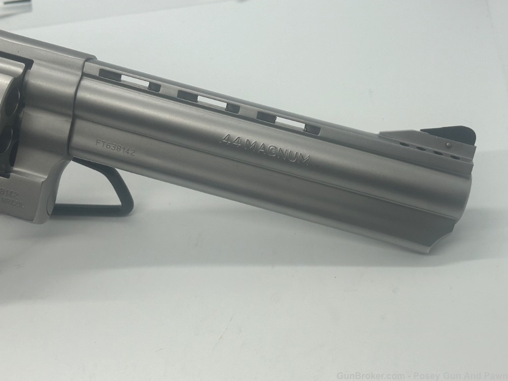 Like New Taurus M44 .44 Magnum Revolver 6.5” Ported Matte Stainless 6-Shot-img-9