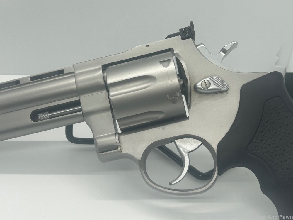 Like New Taurus M44 .44 Magnum Revolver 6.5” Ported Matte Stainless 6-Shot-img-1