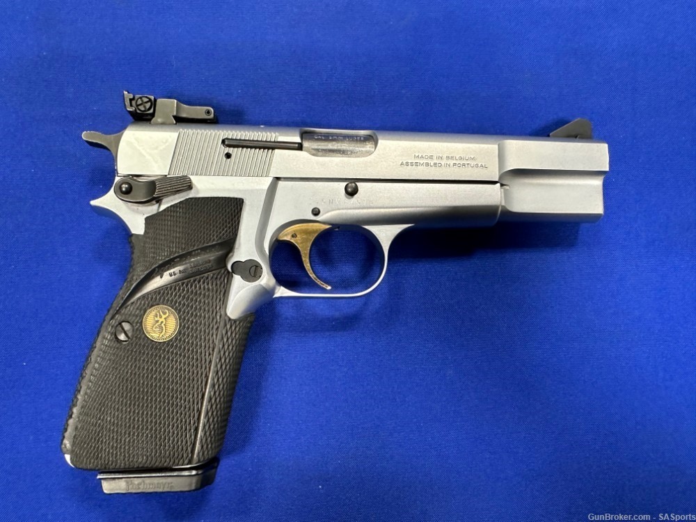 Browning Hi-Power, Silver Chrome, 9mm- 1994-img-1