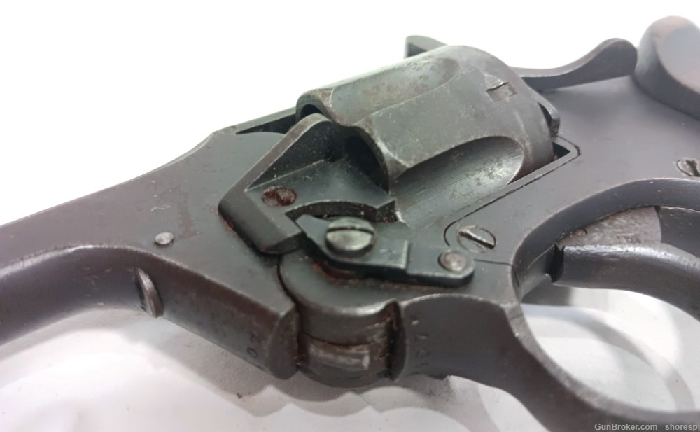 1941 Lee Enfield Number 2 Mark 1* .38-200 Revolver, 5" Parkerized-img-8