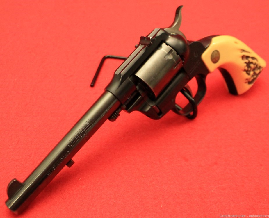 Hi-Standard Double Nine Longhorn .22 LR DA/SA 9-shot 5.5"-barrel Revolver.-img-4