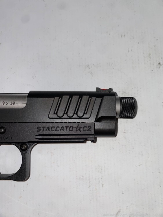 NEW OLD STOCK! STACCATO MODEL C2 IRON SIGHT THREADED 2011 9MM $.01 PENNY-img-9
