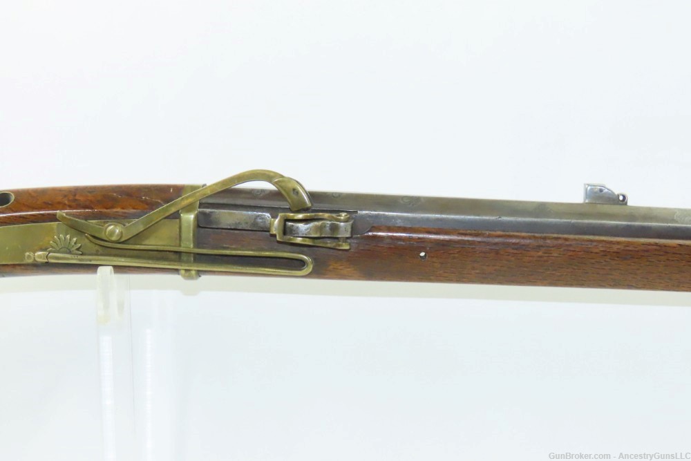 SILVER INLAID Antique JAPANESE MATCHLOCK “Tanegashima” ARQUEBUS .52 Musket -img-3