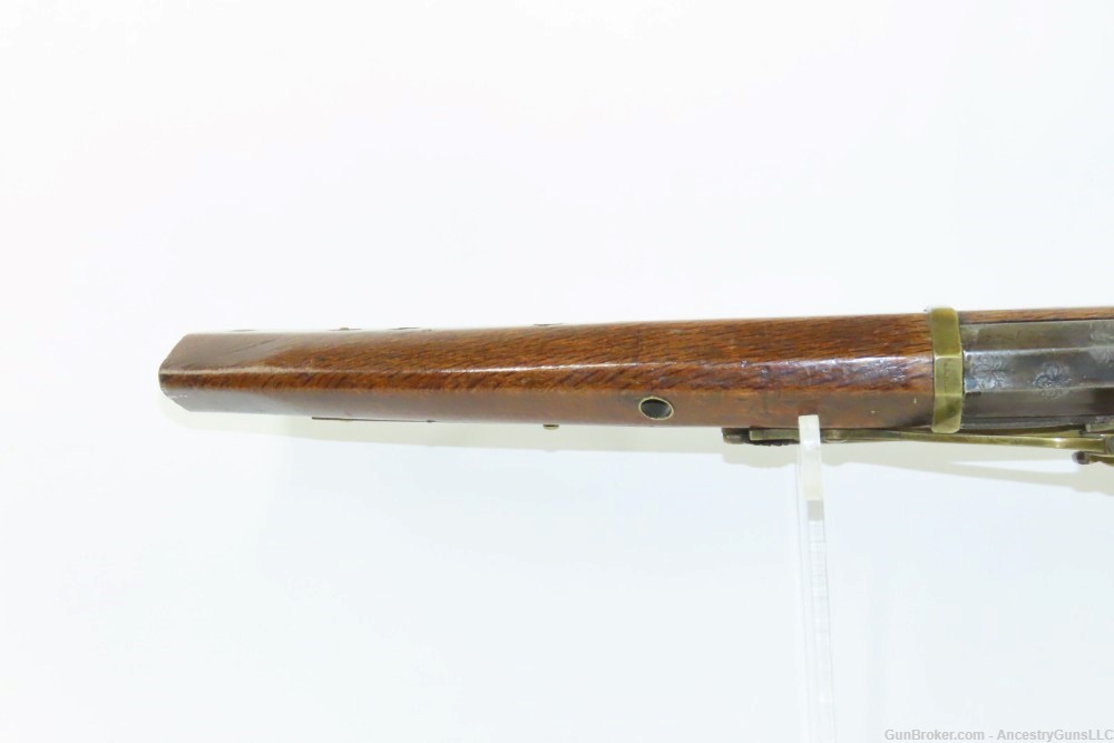 SILVER INLAID Antique JAPANESE MATCHLOCK “Tanegashima” ARQUEBUS .52 Musket -img-8
