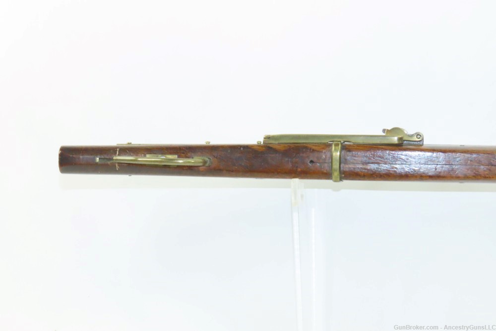 SILVER INLAID Antique JAPANESE MATCHLOCK “Tanegashima” ARQUEBUS .52 Musket -img-5