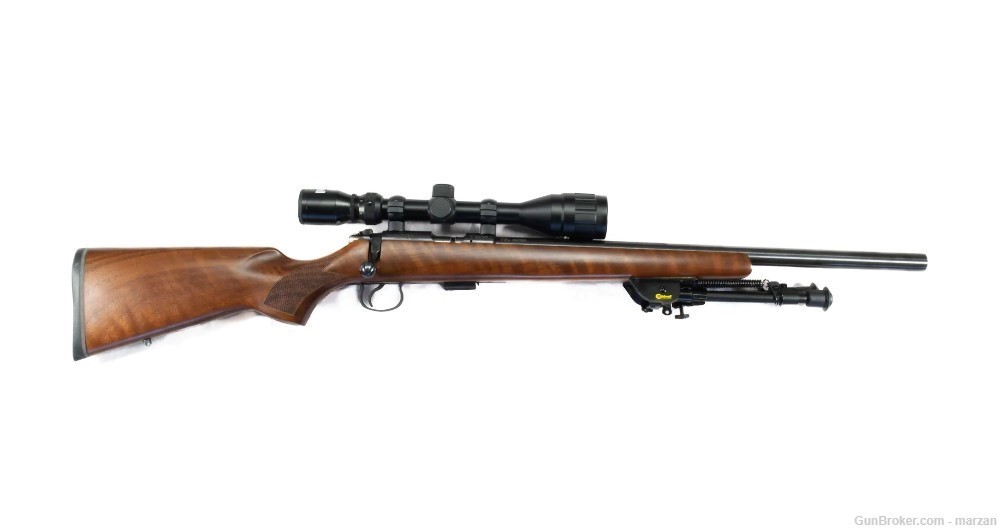 CZ 455 .22LR Rifle w Caldwell Bipod & Bushnell Scope-img-2