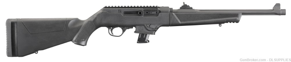 RUGER PC CARBINE TAKEDOWN BLACK ANODIZED RECEIVER SYNTHETIC 16.12" BBL 9MM-img-0