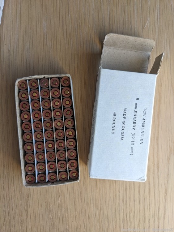 50 rounds of 9x18mm Makarov ammo from Russia-img-2