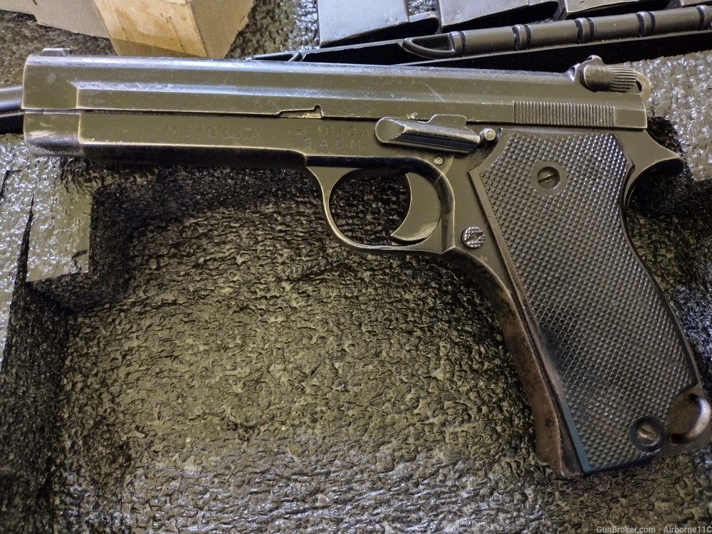 SACM 1935A 32 Semi Auto Pistol SIG P210 1911 w mags & ammo-img-16