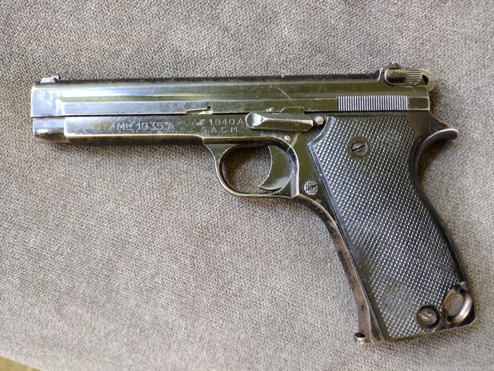 SACM 1935A 32 Semi Auto Pistol SIG P210 1911 w mags & ammo-img-6