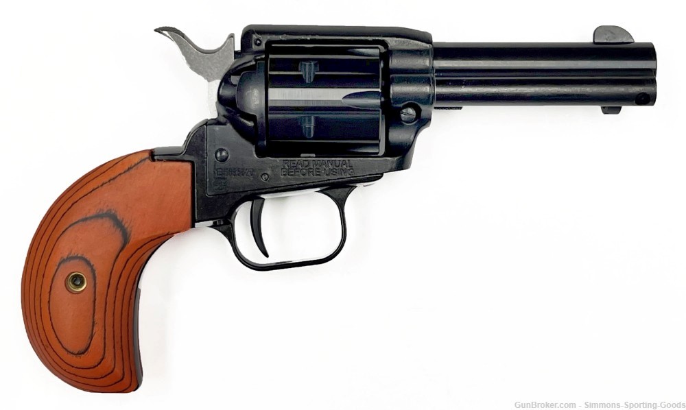 Heritage Rough Rider (RR22MB3BH) 3.5" 22LR/22WMR 6Rd Revolver - Black-img-1