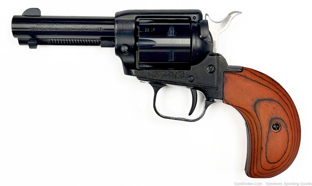 Heritage Rough Rider (RR22MB3BH) 3.5" 22LR/22WMR 6Rd Revolver - Black-img-0