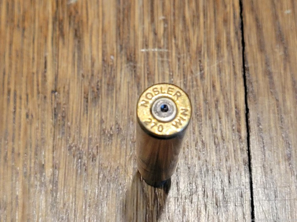 270 Winchester Brass, Nosler Headstamp, 20 Count, 1X Fired -img-2