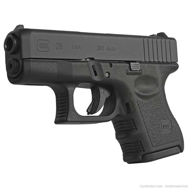 Glock G28 -3.5" Barrel (.380 ACP) Black-img-2