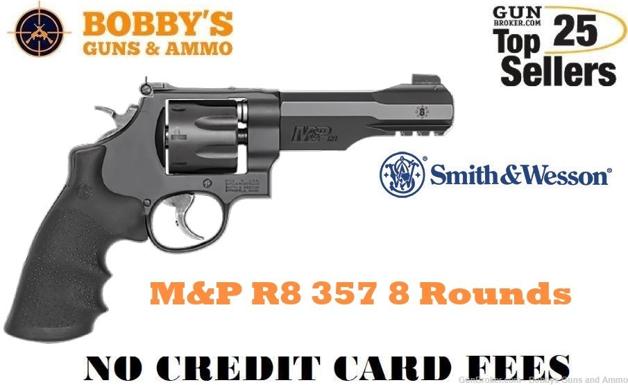 Smith & Wesson 170292 M&P Performance Center R8 357 Mag / 38sp 8 Rounds-img-0