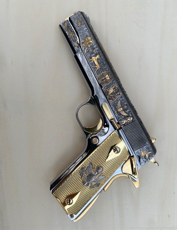 Egyptian engraved Charles Daly 1911 45acp-img-1