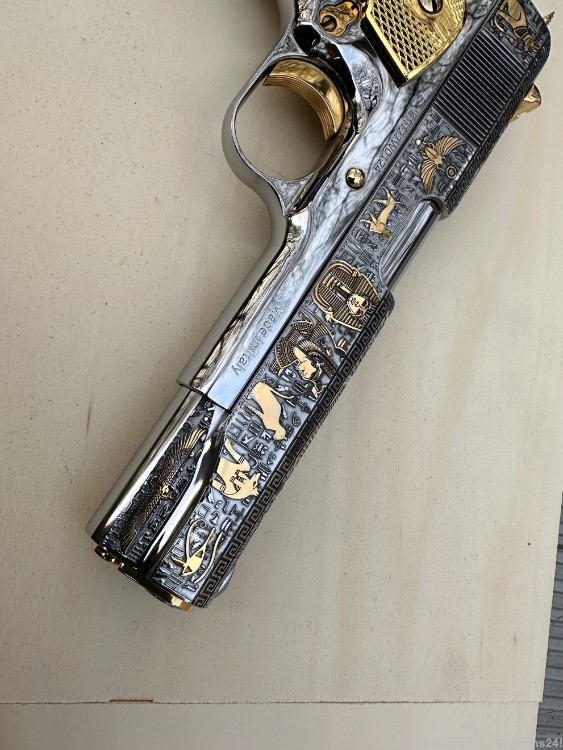 Egyptian engraved Charles Daly 1911 45acp-img-2