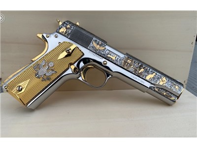 Egyptian engraved Charles Daly 1911 45acp