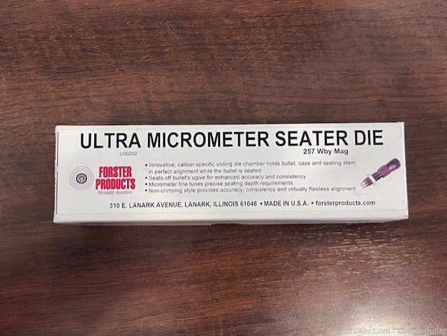 257 WBY Mag Ultra Micrometer Seater Die-img-0