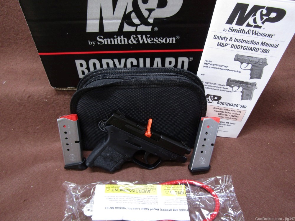New Smith & Wesson M&P Bodyguard 380 ACP Semi Auto 109381 -img-0