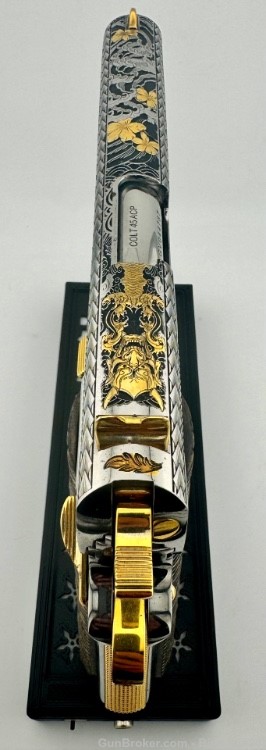 Custom Colt 1911 engraved Samurai collectors edition -img-5