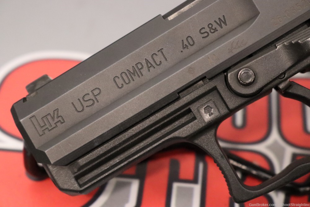 Heckler & Koch HK USP Compact .40 S&W 3.58" - 12 Shot - -img-22