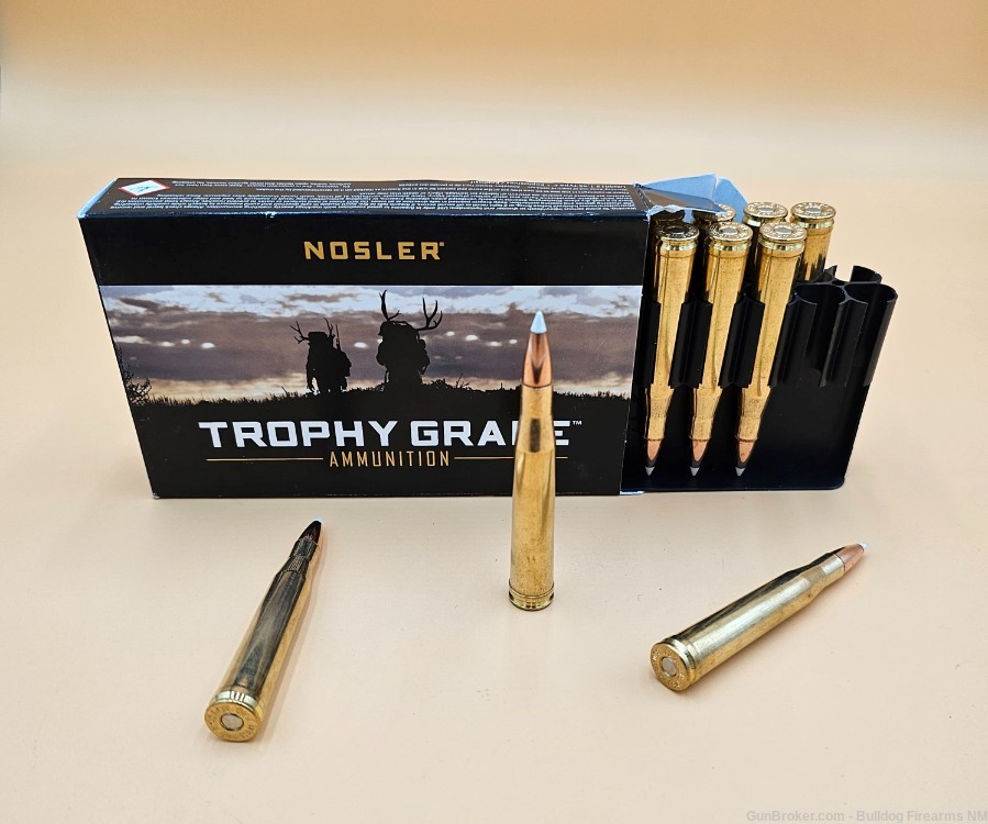 Nosler .300 H&H Magnum Trophy Grade 180gr. AccuBond ammo 20rd box-img-0