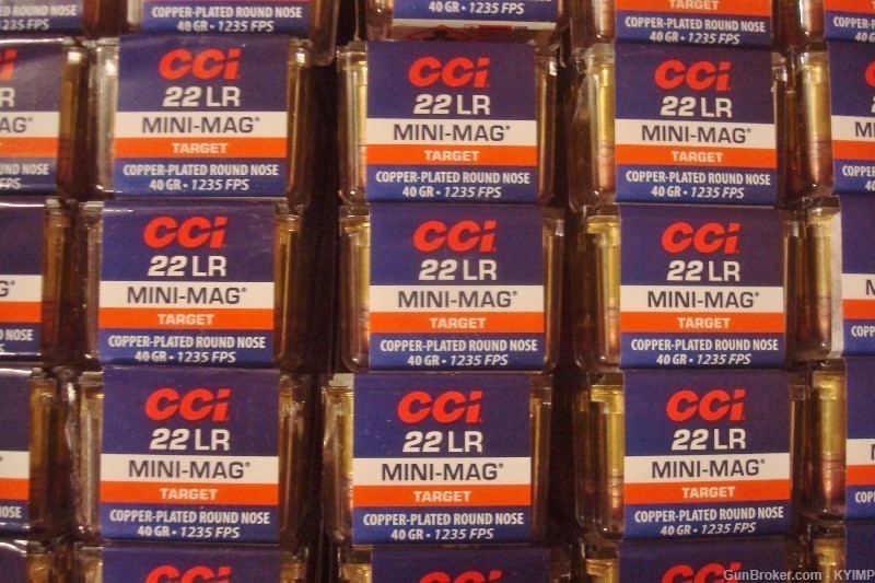500 CCI Mini Mag .22 LR 22 High Velocity Copper Plated Solid Point 0030-img-3
