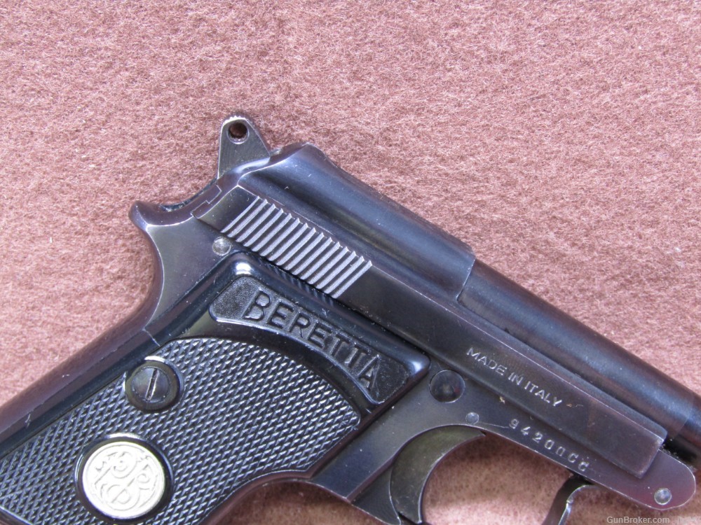 P Beretta Brev 950 22 Short Tip Up Semi Auto Pistol Made in Italy-img-2