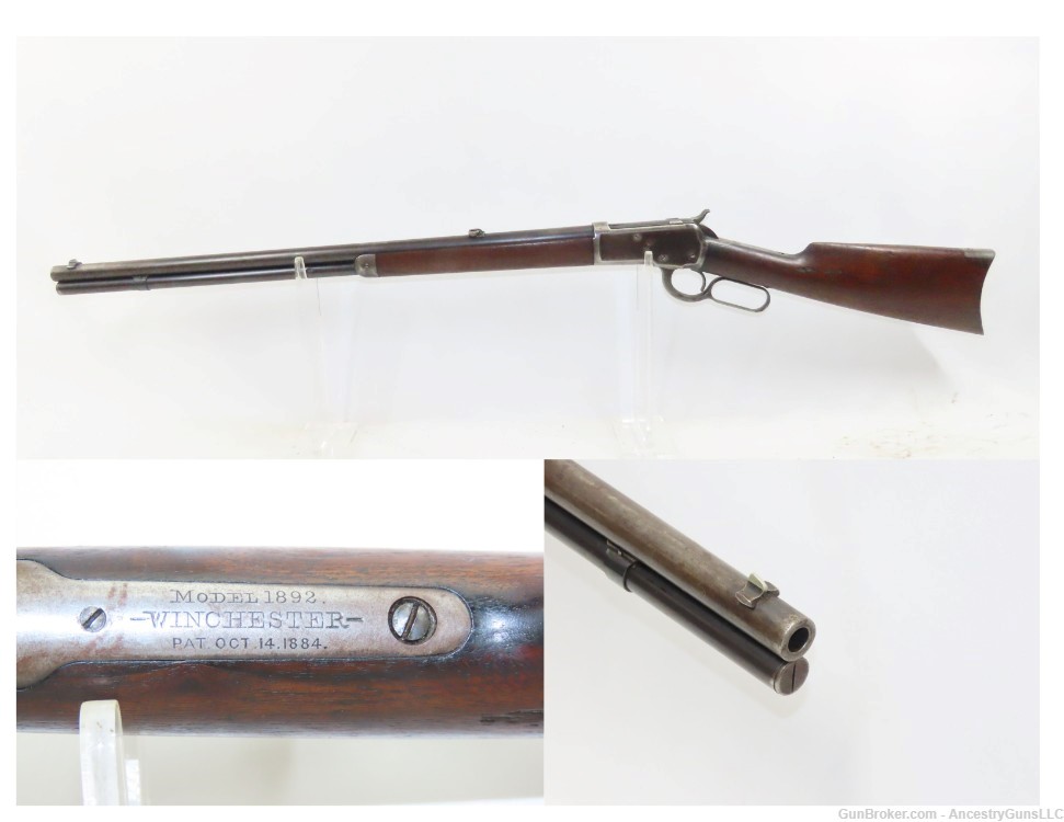 Antique WINCHESTER M1892 Lever Action .38-40 WCF REPEATING Rifle FRONTIER  -img-0