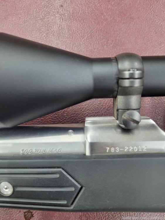 Ruger Model 77  Mark ll  300 Win Mag  All Weather SS w paddle stock, scope -img-6