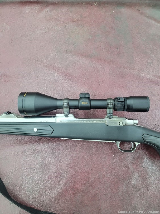 Ruger Model 77  Mark ll  300 Win Mag  All Weather SS w paddle stock, scope -img-13