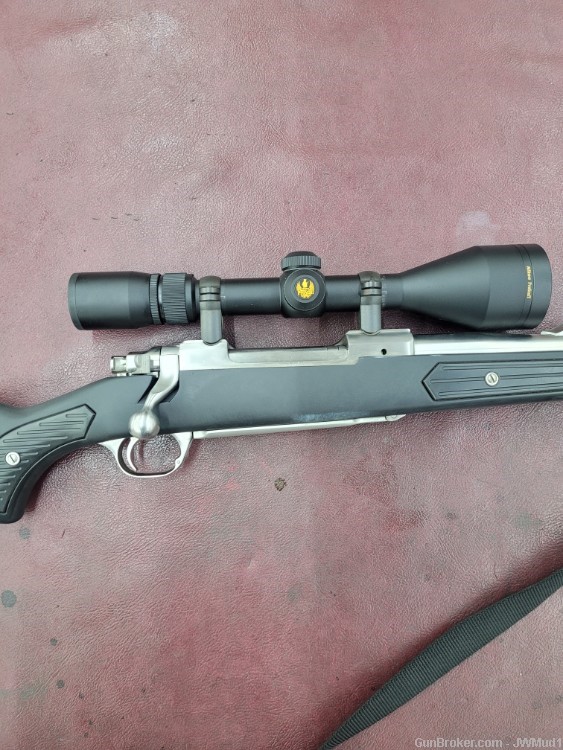 Ruger Model 77  Mark ll  300 Win Mag  All Weather SS w paddle stock, scope -img-2