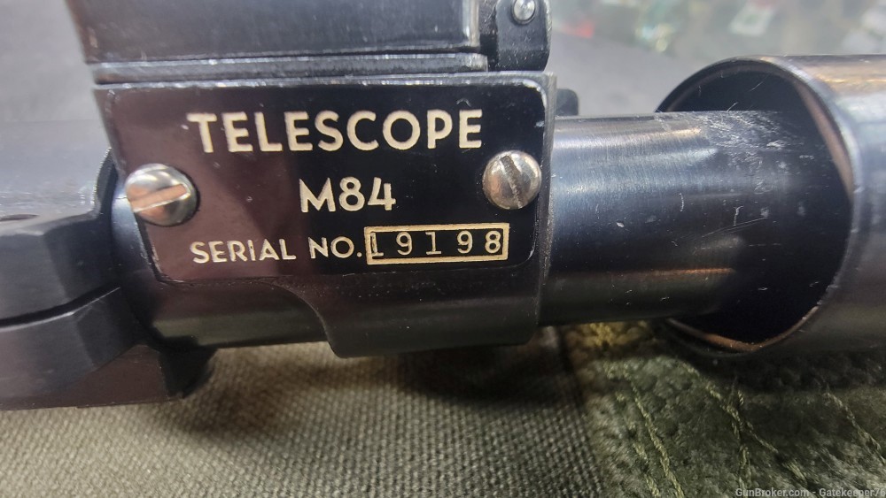 M84 scope Springfield Garand M1D original scope - Gun Scopes at ...