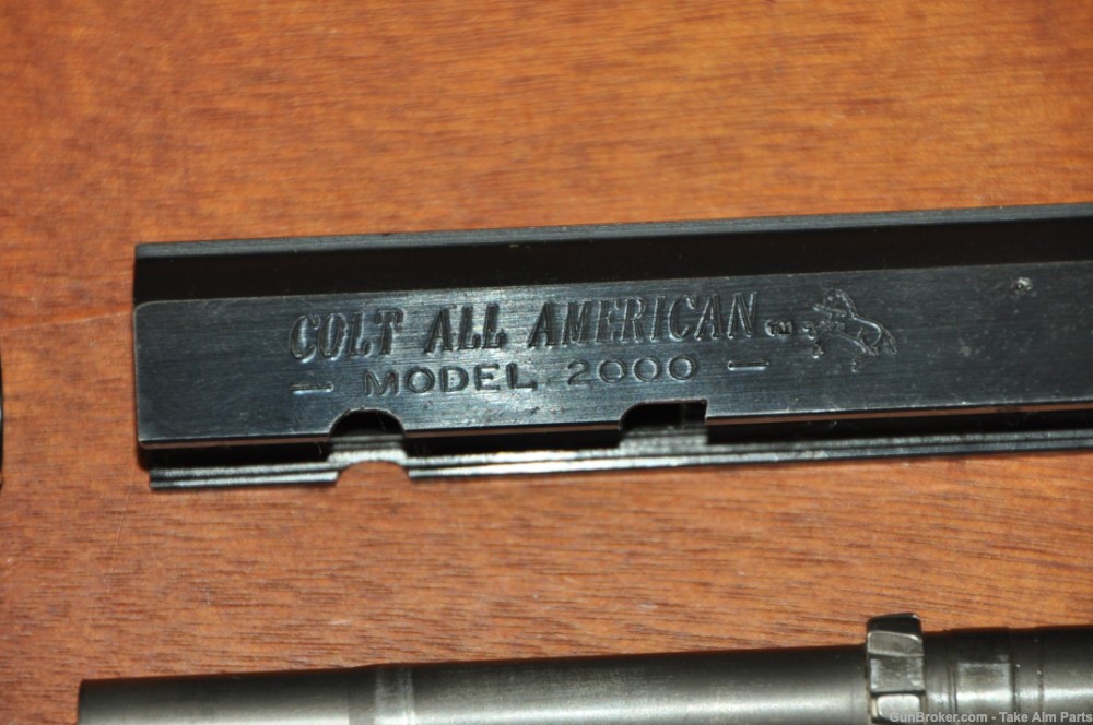 Colt All American Model 2000 9mm Complete Upper Slide & Barrel-img-1