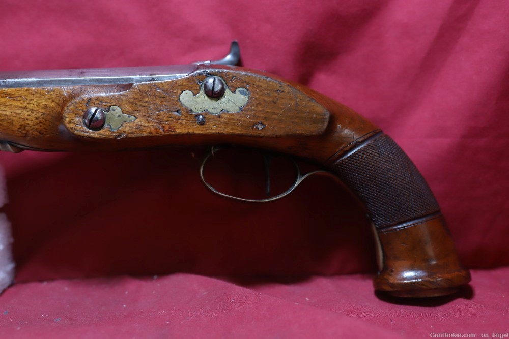 Unknown Manufacturer Antique Dueling Pistol 54 Cal. 7.25" Barrel-img-11