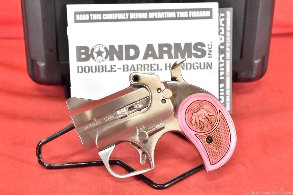 Bond Arms Mama Bear 357 MAG 2.5" PINK Grips BAMB-357/38 Bond Mama-Bear-img-1