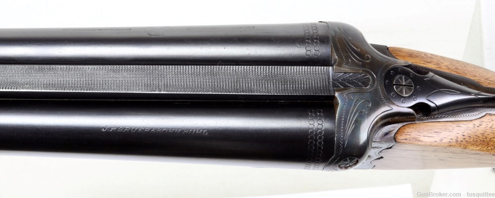 J.P Sauer & Sohn Field Grade SxS Shotgun 12Ga. (1930-40 Est.) EXCELLENT-img-15
