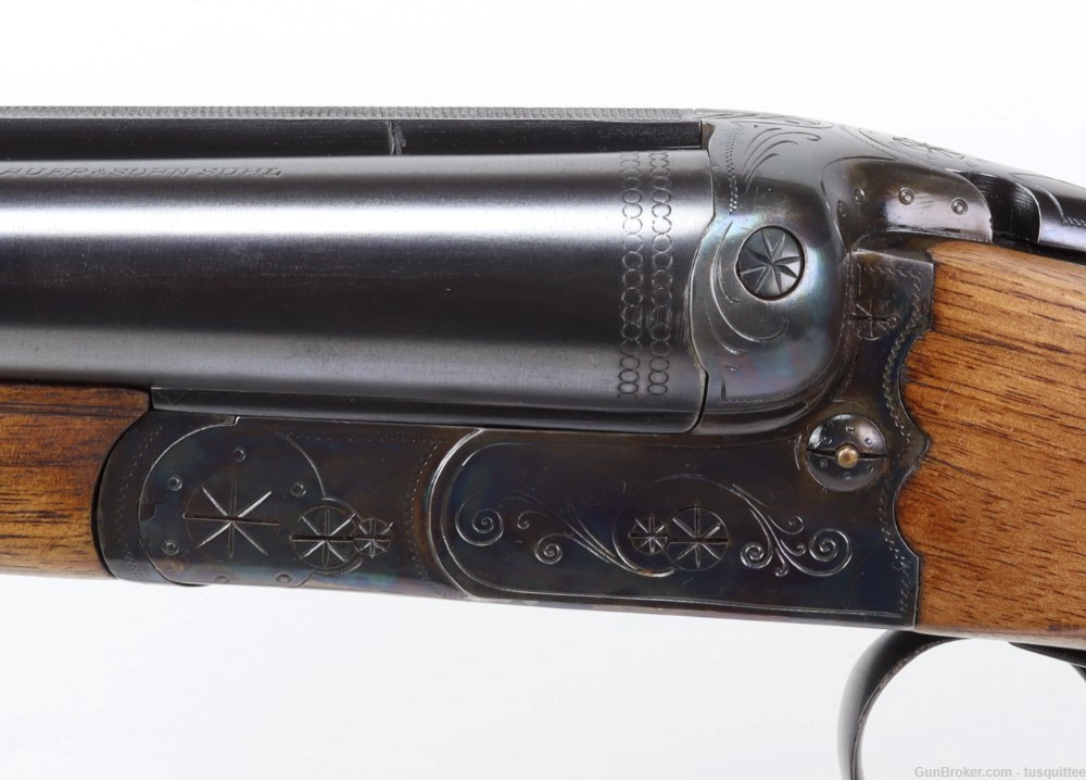 J.P Sauer & Sohn Field Grade SxS Shotgun 12Ga. (1930-40 Est.) EXCELLENT-img-25