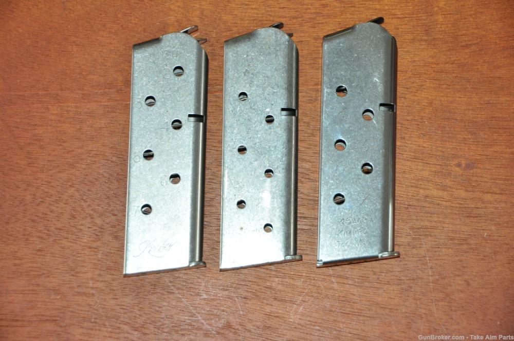 3 1911 KImber 45ACP 7rnd Magazines-img-0