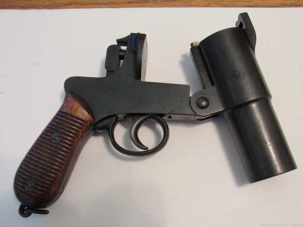 Rare Japanese WWII 35mm Type 10 Flare Signal Pistol-img-6